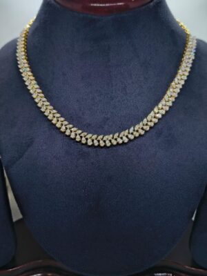 Marquise and Pear cut diamond jewelery set